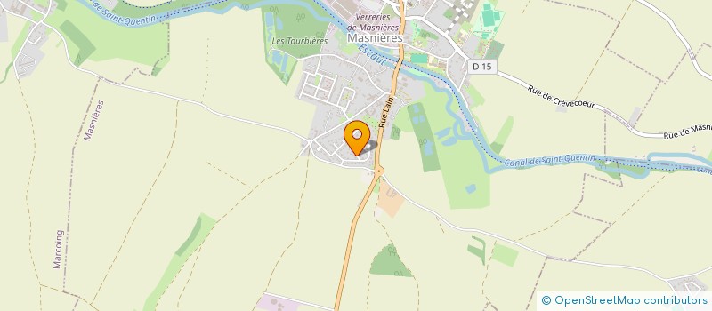 localisation de l'entreprise LE 103 FOOD&BEVERAGE  MASNIERES