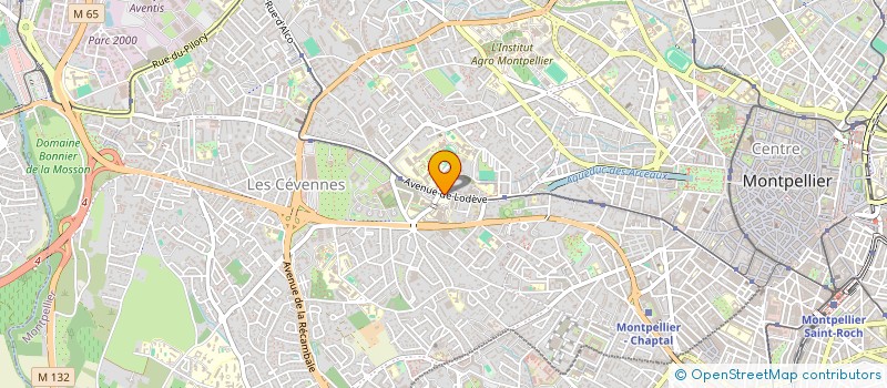 localisation de l'entreprise LE 104 à MONTPELLIER