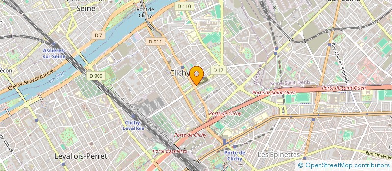 localisation de l'entreprise LE 105 CLICHY à CLICHY
