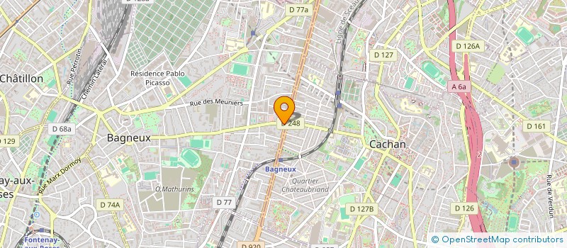 localisation de l'entreprise LE 108 AVENUE à BAGNEUX