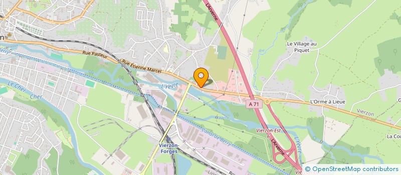 localisation de l'entreprise LE 109 MOTLEY CIRCLE  VIERZON