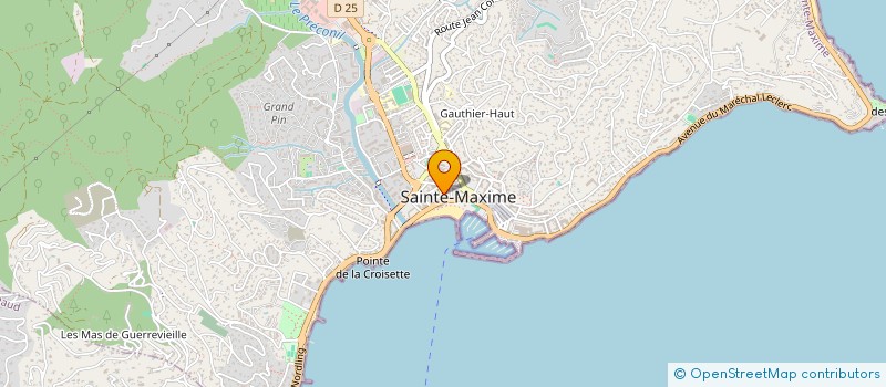 localisation de l'entreprise LE 11 à SAINTE-MAXIME