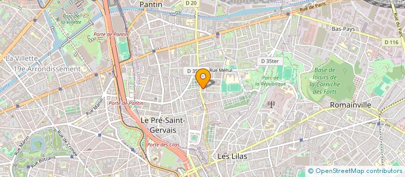 localisation de l'entreprise LE 11 DE ILLKIRCH à PANTIN