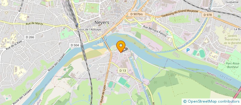 localisation de l'entreprise LE 111 à NEVERS