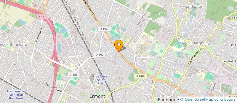 localisation de l'entreprise LE 111 à EAUBONNE