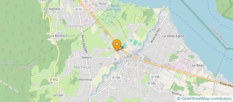 localisation de l'entreprise LE 112 à SAINT-JORIOZ