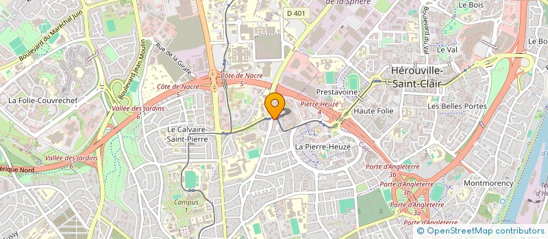localisation de l'entreprise LE 112 à CAEN