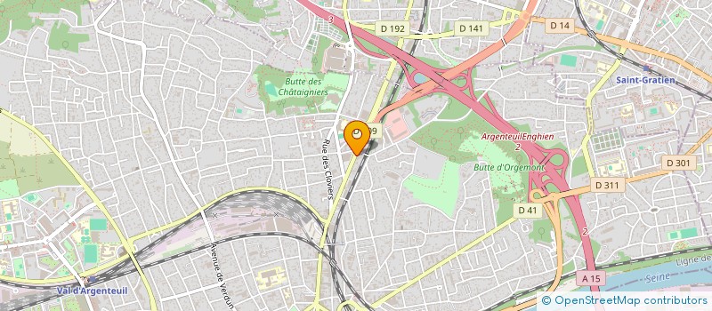 localisation de l'entreprise LE 112 BARBER SHOP  ARGENTEUIL