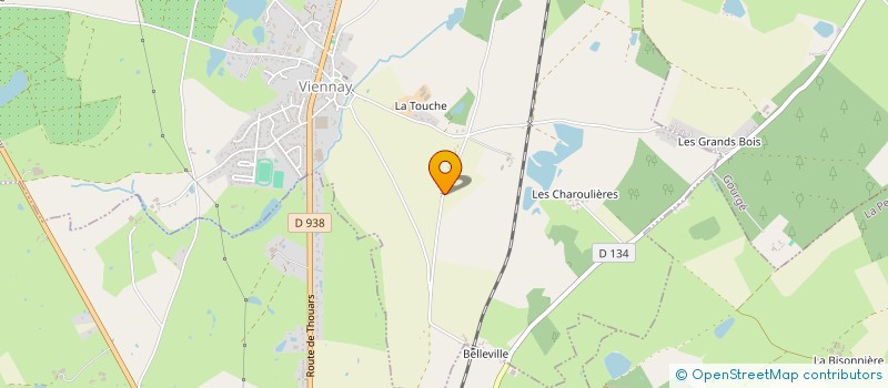 localisation de l'entreprise LE 114EME D'INFANTERIE DE PARTHENAY  VIENNAY