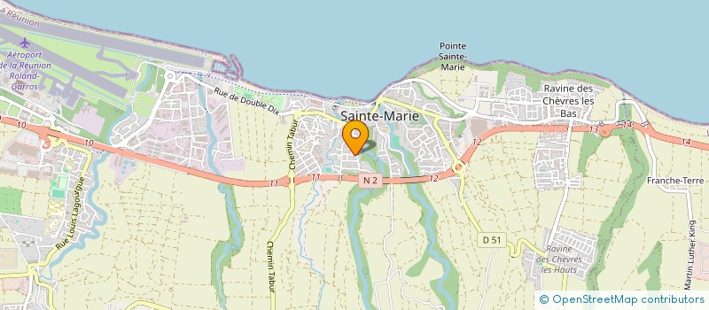 localisation de l'entreprise LE 115 à SAINTE-MARIE