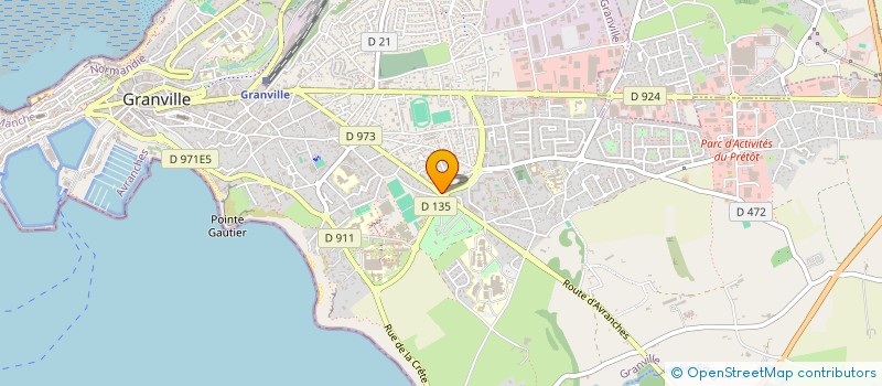 localisation de l'entreprise LE 116 à GRANVILLE