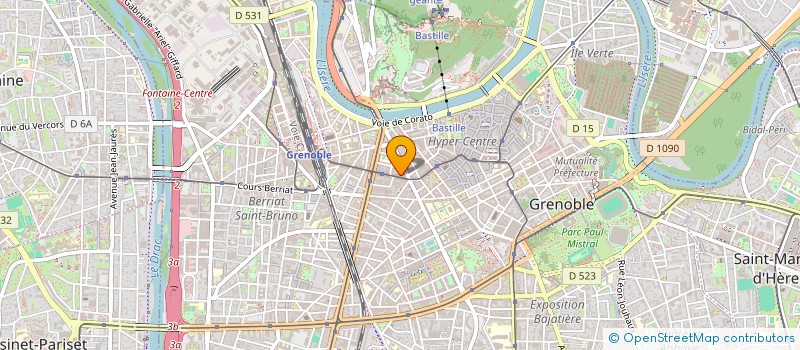 localisation de l'entreprise LE 12 SUR COUR à GRENOBLE