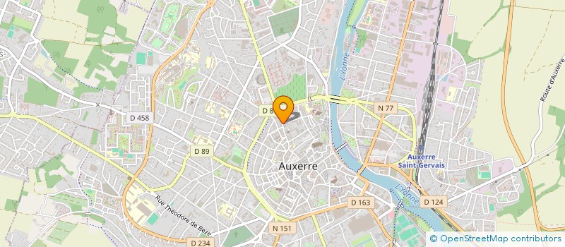 localisation de l'entreprise LE 128 à AUXERRE