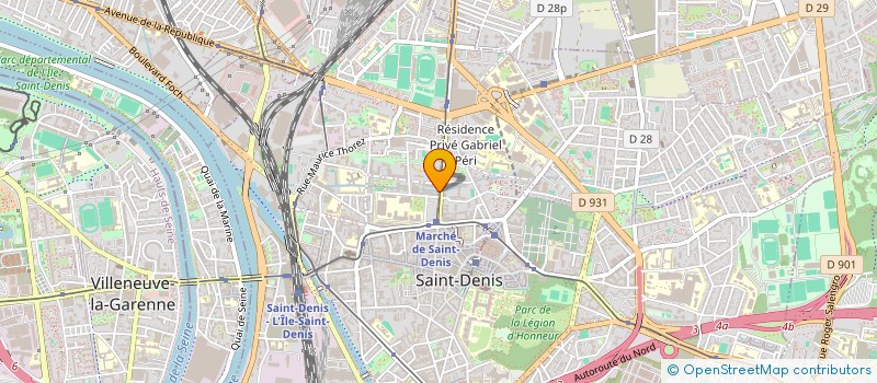 localisation de l'entreprise LE 129 à SAINT-DENIS