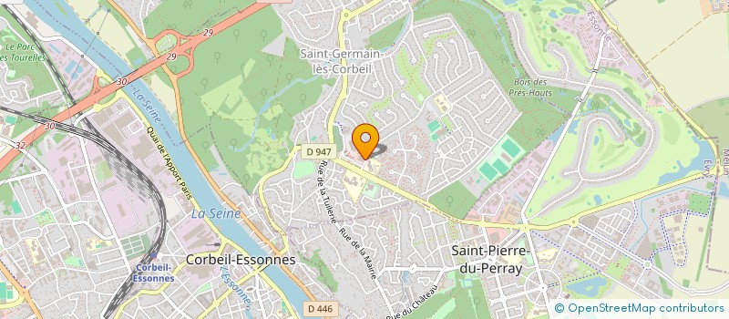 localisation de l'entreprise LE 12ART  SAINT-GERMAIN-LES-CORBEIL