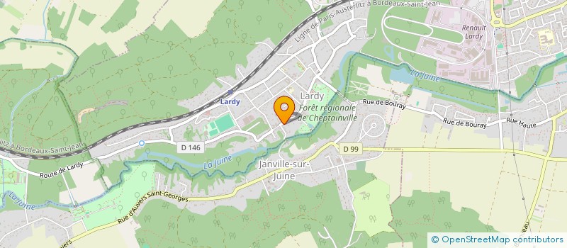 localisation de l'entreprise LE 13 à LARDY