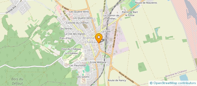 localisation de l'entreprise LE 13 BIS  BRIENNE-LE-CHATEAU