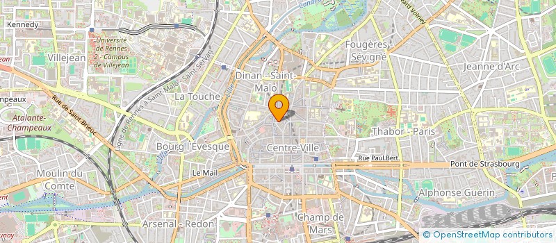 localisation de l'entreprise LE 13 PENHOET  RENNES