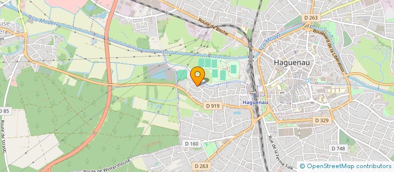 localisation de l'entreprise LE 13 QUINZE  HAGUENAU