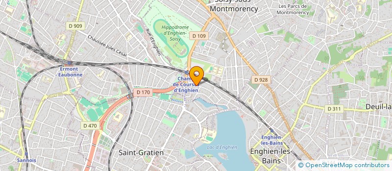 localisation de l'entreprise LE 13 SCI à SOISY-SOUS-MONTMORENCY