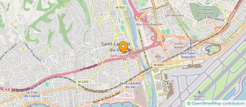 localisation de l'entreprise LE 132 à SAINT-LAURENT-DU-VAR