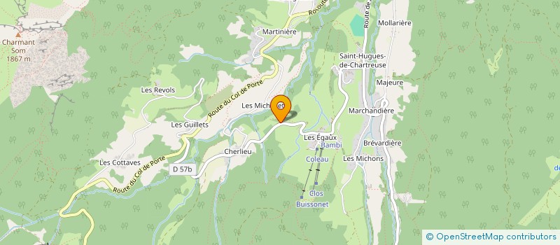 localisation de l'entreprise LE 1346 à SAINT-PIERRE-DE-CHARTREUSE