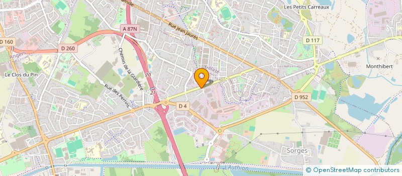 localisation de l'entreprise LE 14 à LES PONTS-DE-CE