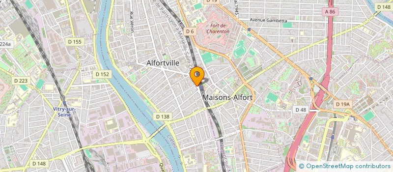 localisation de l'entreprise LE 14 à ALFORTVILLE