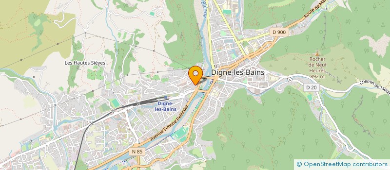 localisation de l'entreprise LE 14 à DIGNE-LES-BAINS