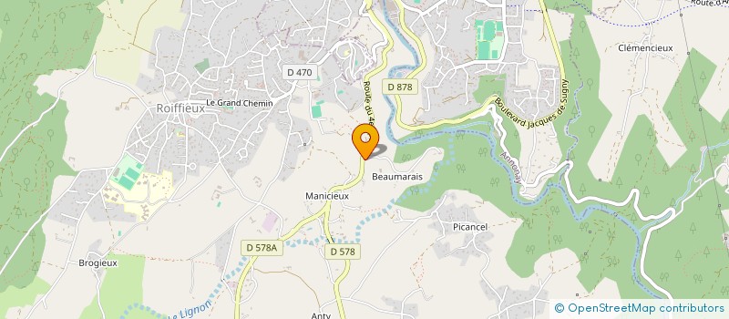 localisation de l'entreprise LE 14 DE BEAUMARAIS  ROIFFIEUX