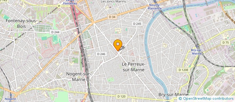 localisation de l'entreprise LE 140 à LE PERREUX-SUR-MARNE