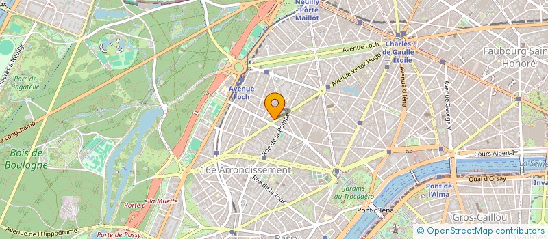 localisation de l'entreprise LE 140 VICTOR HUGO à PARIS