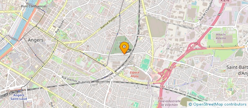 localisation de l'entreprise LE 144 à ANGERS