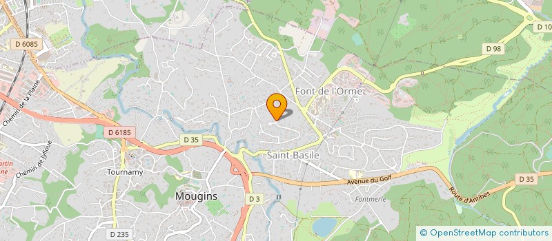 localisation de l'entreprise LE 145 à MOUGINS
