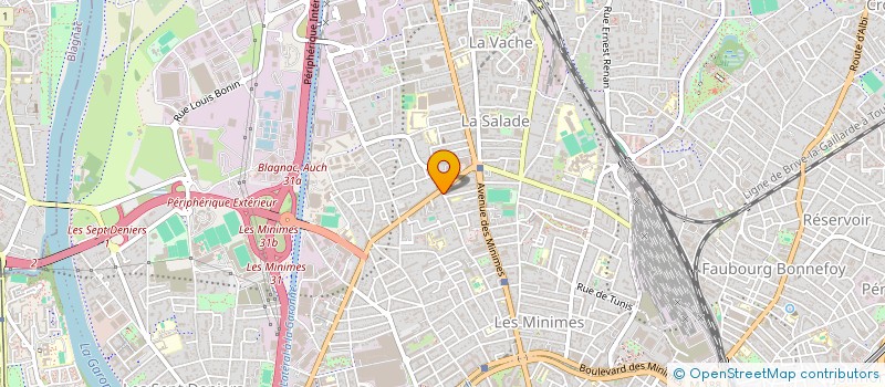 localisation de l'entreprise LE 15 DU 10 à TOULOUSE