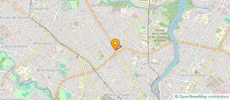 localisation de l'entreprise LE 15 M à NANTES