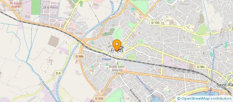 localisation de l'entreprise LE 16 à FREJUS