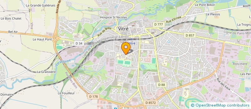 localisation de l'entreprise LE 16  VITRE