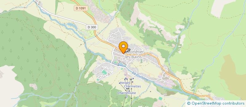 localisation de l'entreprise LE 16'AME à LE MONETIER-LES-BAINS