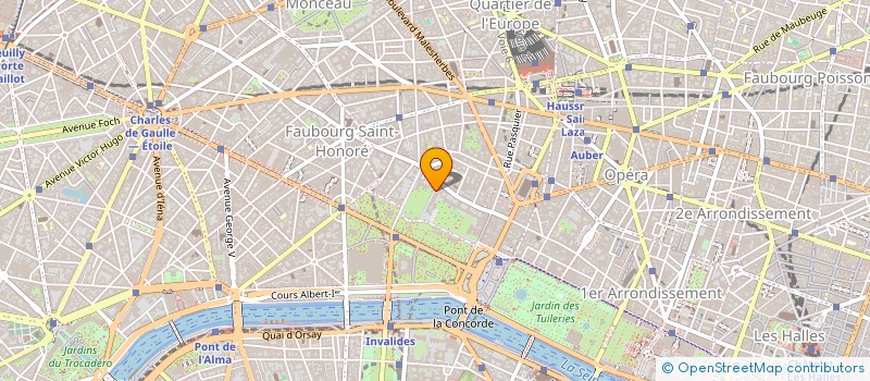 localisation de l'entreprise LE 16 LAW  PARIS