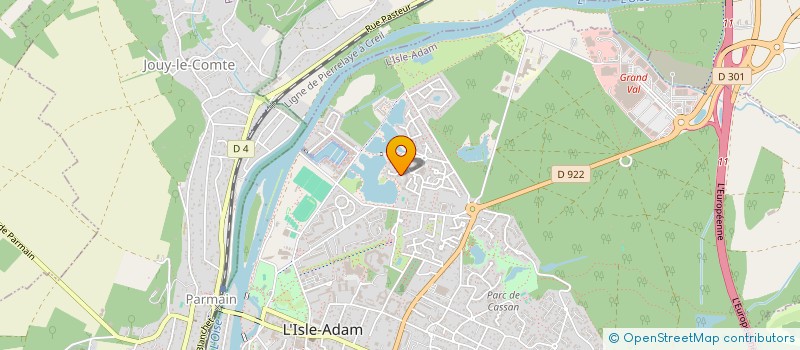 localisation de l'entreprise LE 17  L'ISLE-ADAM