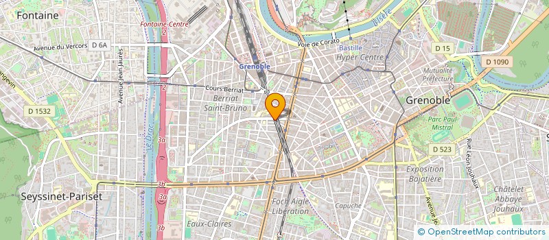 localisation de l'entreprise LE 17  GRENOBLE