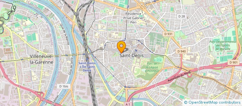 localisation de l'entreprise LE 17 à SAINT-DENIS
