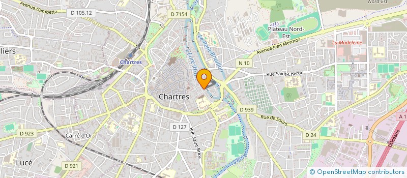 localisation de l'entreprise LE 17 à CHARTRES