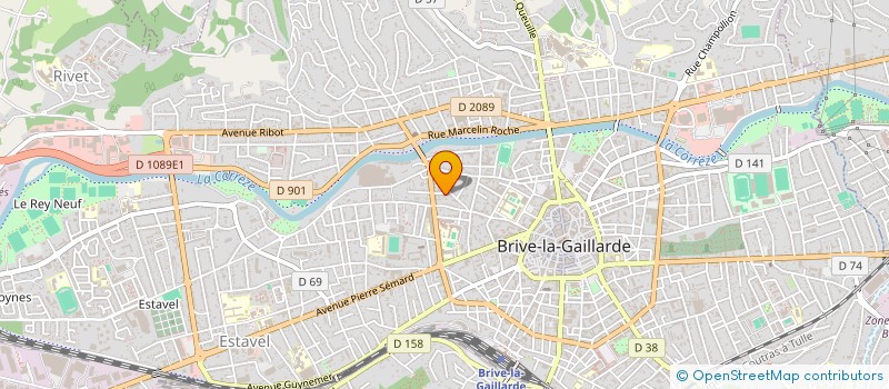 localisation de l'entreprise LE 17EME BATTEMENT  BRIVE-LA-GAILLARDE