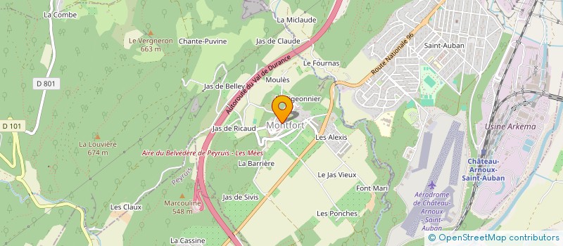 localisation de l'entreprise LE 17H45 QUATUOR DE SAXOPHONES à CHATEAU ARNOUX SAINT AUBAN
