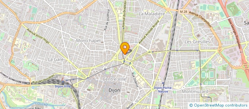 localisation de l'entreprise LE 18  DIJON