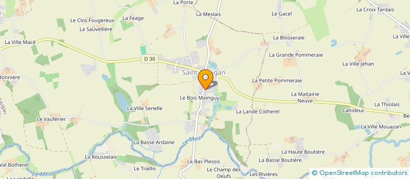 localisation de l'entreprise LE 18 BIS  SAINT-MAUGAN