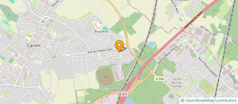 localisation de l'entreprise LE 185  CARVIN