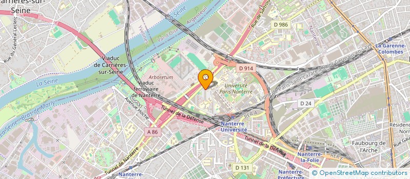 localisation de l'entreprise LE 188 à NANTERRE